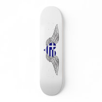 I Love Greece -wings Custom Skateboard