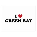 I Love Green Bay Wisconsin Postcards