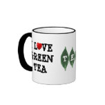 I Love Green Tea Mug - Customisable Mug