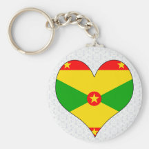 I Love Greneda Keychain