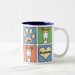 I Love Greyhounds Mugs