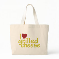 I Love Grilled Cheese Canvas Bag