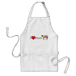 I Love Grilling Beef aprons