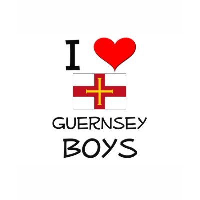 I Love Guernsey Boys T-shirts