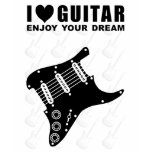 I LOVE GUITAR 4 t-shirts