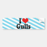 I Love Gulls Bumper Stickers