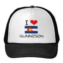 I Love GUNNISON Colorado Trucker Hat