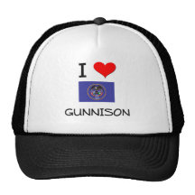 I Love Gunnison Utah Hats