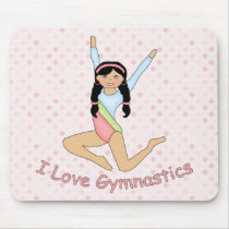 I Love Gymnastics Black Hair