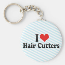 I Love Hair Cutters Keychain