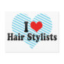 I Love Hair Stylists Postcards