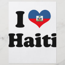 I LOVE HAITI 2 PERSONALIZED FLYER
