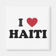 I Love Haiti Refrigerator Magnet