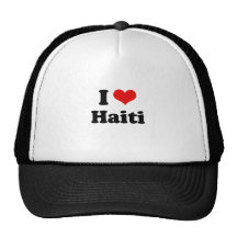 I Love Haiti Tshirt Trucker Hat