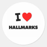 I Love Hallmarks Stickers