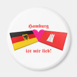I Love Hamburg ist mir lieb Magnet