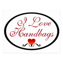 I Love Handbags Postcards