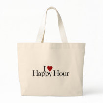 I Love Happy Hour Tote Bag