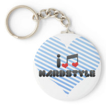 I Love Hardstyle Keychains