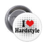 I Love Hardstyle Pinback Buttons