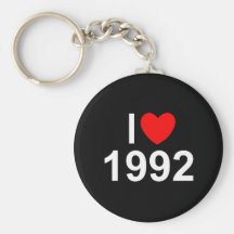 I Love (Heart) 1992 Key Chains