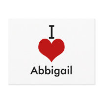 I Love (heart) Abbigail
