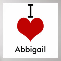 I Love (heart) Abbigail