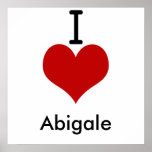 I Love (heart) Abigale