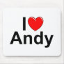 I Love (Heart) Andy Mousepads