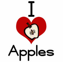 I love-heart apple