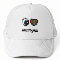I Love (Heart) Arthropods Hats