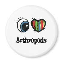 I Love (Heart) Arthropods Fridge Magnet