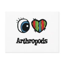 I Love (Heart) Arthropods Post Card