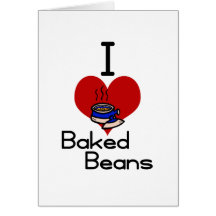 I love-heart baked beans cards