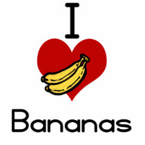 I love-heart bananas