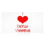 I Love (heart) Blonde Vampires Photo Greeting Card