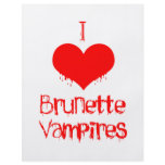 I Love (heart) Brunette Vampires flyers