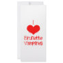 I Love (heart) Brunette Vampires Personalized Rack Card