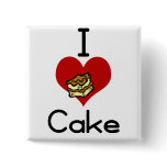 I love-heart cake buttons
