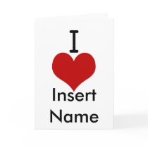 I Love (heart)