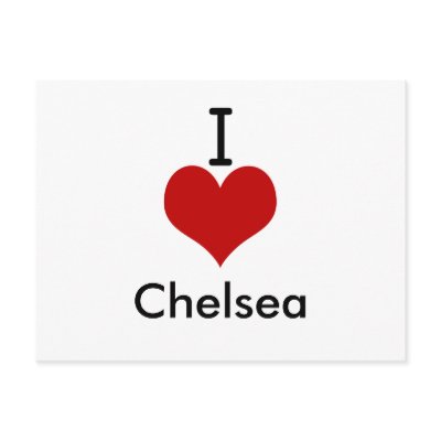 I Love (heart) Chelsea Postcard