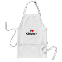 I Love (Heart) Chicken Apron
