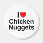 I Love (Heart) Chicken Nuggets Fridge Magnet