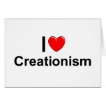 I Love (Heart) Creationism cards