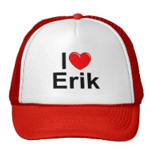 I Love (Heart) Erik Mesh Hat