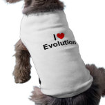 I Love (Heart) Evolution pet clothing