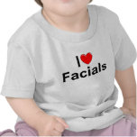 I Love (Heart) Facials Tshirts