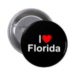 I Love (Heart) Florida Pinback Buttons