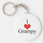 I Love (Heart) Grampy Keychains