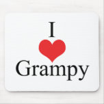 I Love (Heart) Grampy Mousemats